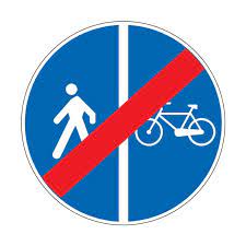 Avviso di chiusura ciclabile